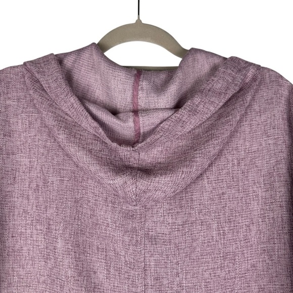 AVEC LES FILLES Lavender Cropped Lightweight Jacket Size XL Full zip Hoodie - Picture 8 of 12